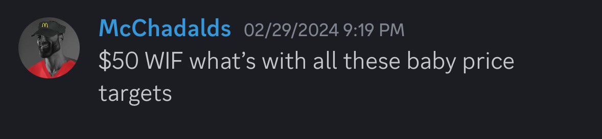 McChadald’s CEO tweet media