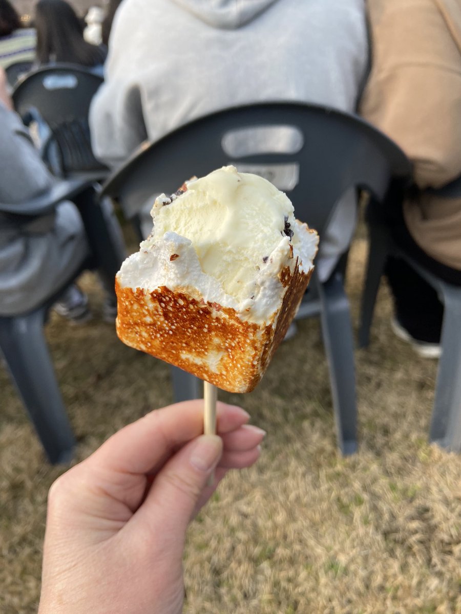 I finally had melted marshmallow ice cream. It was very good. 

#Gochang #CherryBlossomFestival #WorldSnap