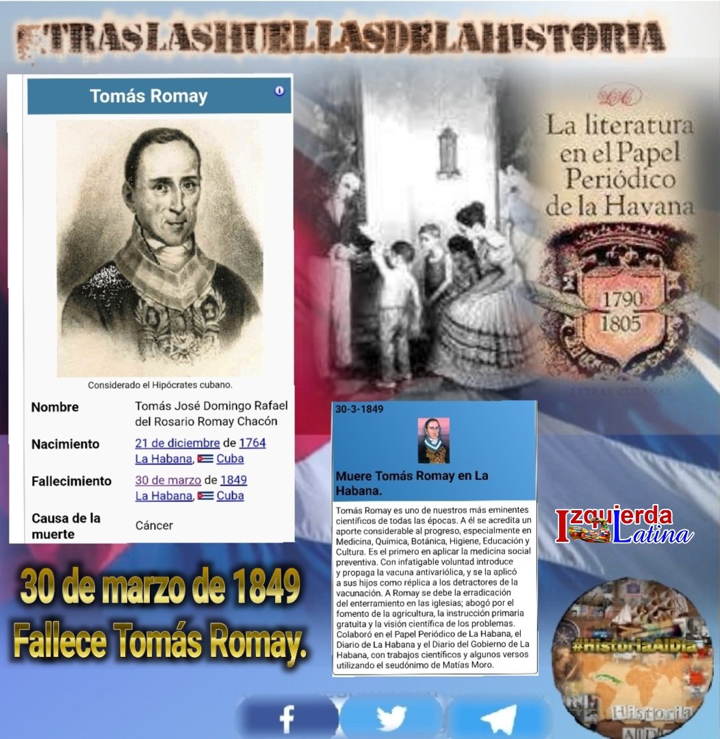 30/3/1849 #TrasLasHuellasDeLaHistoria