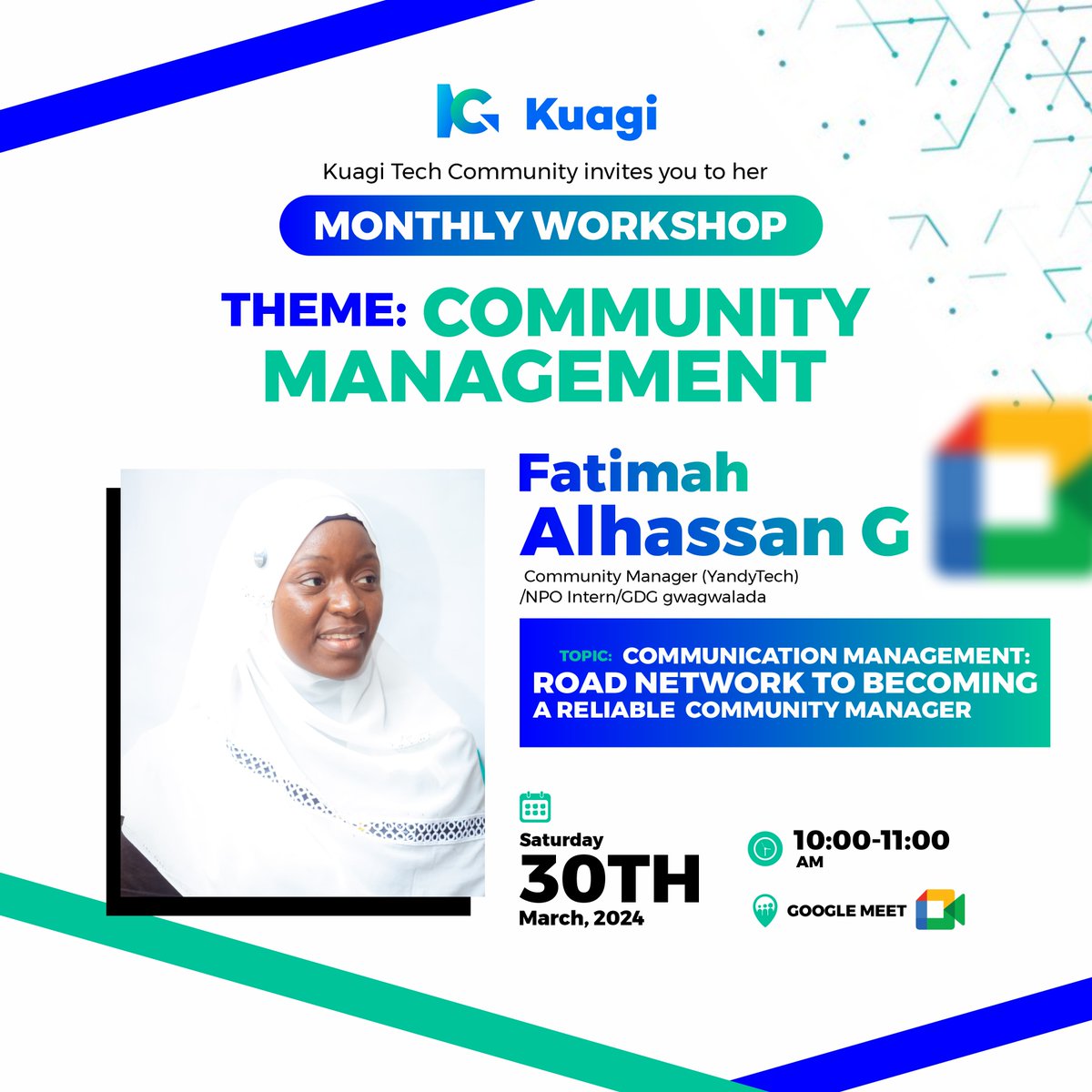 The topic of community management was more than adequately covered by our speaker, @alhassanfatimag. It was incredibly enlightening. If you weren't there, you missed a lot tbh. Once again, a very big thank you to our distinguished speaker for making this event a success!