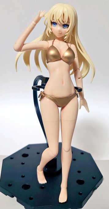 【プラモ】美プラはこういう事が出来てしまうので本当にダメだと思います………(本来の色は青) 