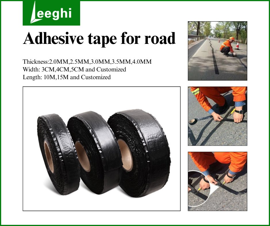 Here introduce our new product-Self-adhesive Road Repairing Tape.
It is a new type of sealing material with flexibility, impact resistance and self-adhesive, generated after a series of physical and chemical reactions of asphalt,modifier and some special organic polymer materials