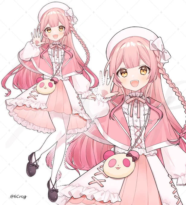 姫咲 ねる。さま()のキービジュアルを担当させていただきました甘めなデザインがとっても可愛いですありがとうございました!! 