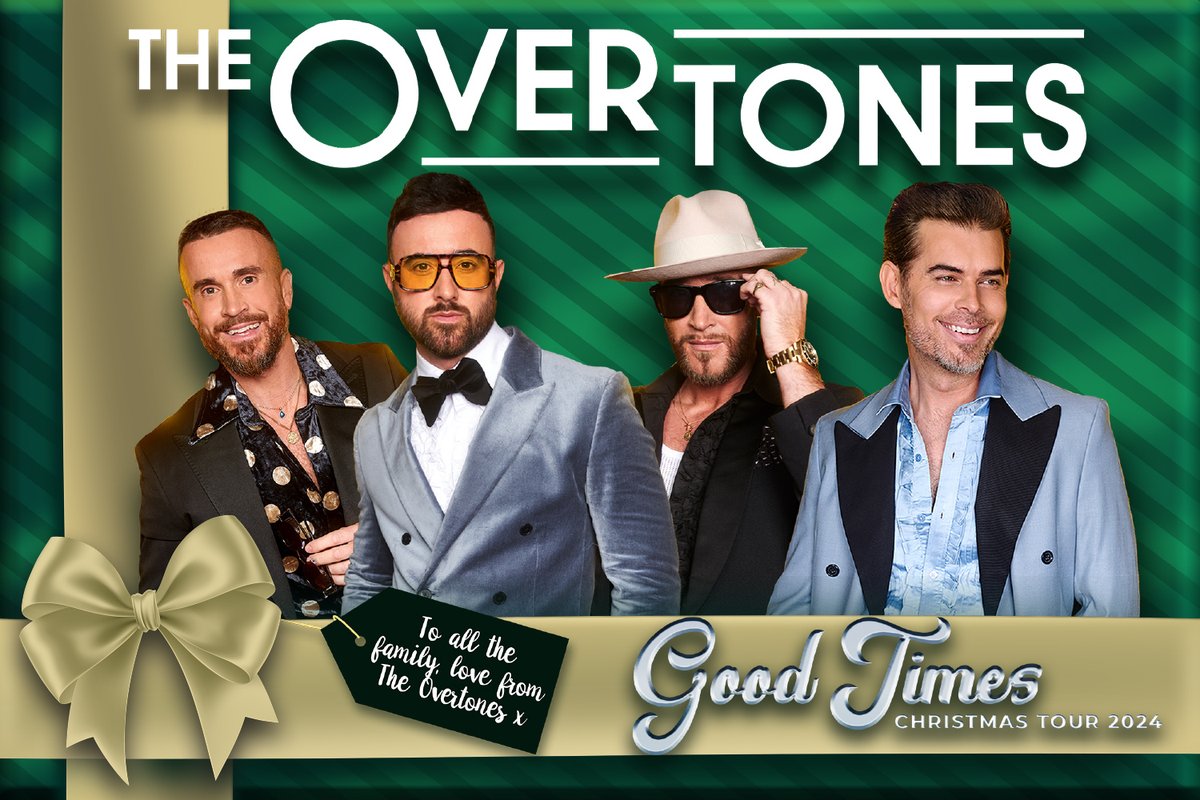 Scunthorpe Theatres (@thebathshall) on Twitter photo 🎤Multi-platinum selling, vocal harmony group The Overtones are bringing back the Good Times Christmas Tour for 2024! Meet & Greet tickets available.
📅 Sun 10 November 2024
🎭 The Baths Hall
📲 tinyurl.com/32a824kh
📞 01724 296296 (during opening hours)
<a href="/the_overtones/">The Overtones</a> 🎤Multi-platinum selling, vocal harmony group The Overtones are bringing back the Good Times Christmas Tour for 2024! Meet & Greet tickets available.
📅 Sun 10 November 2024
🎭 The Baths Hall
📲 tinyurl.com/32a824kh
📞 01724 296296 (during opening hours)
<a href="/the_overtones/">The Overtones</a>