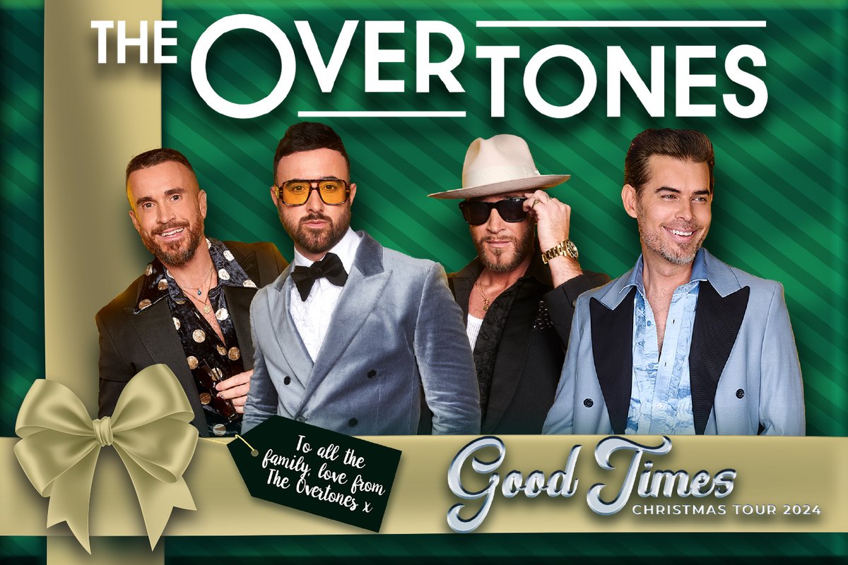 🎤Multi-platinum selling, vocal harmony group The Overtones are bringing back the Good Times Christmas Tour for 2024! Meet & Greet tickets available. 📅 Sun 10 November 2024 🎭 The Baths Hall 📲 tinyurl.com/32a824kh 📞 01724 296296 (during opening hours) @the_overtones