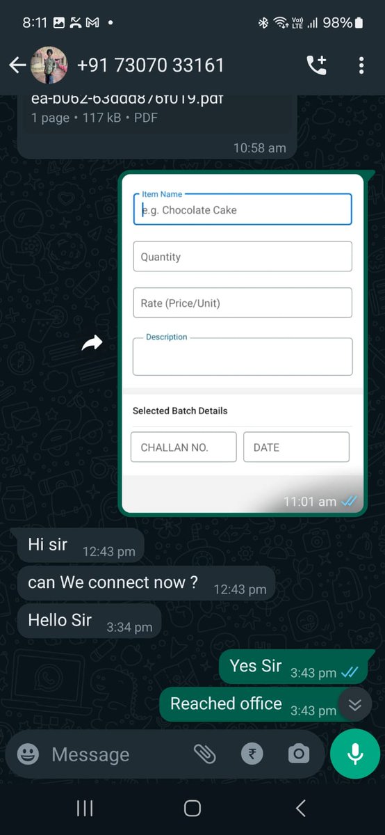 mdjadeja89's tweet photo. @KRISHNENDU995 @Khatabook @Khatabook
@cashbook_in

REFUND REQUEST
MISS SELL BY SALES EXECUTIVE ON BILL CUSTOMISATION AS PER MY REQUIREMENT

(For this please find attached proof chat)  

Ticket#711542959435 (Date28/03/24) Ticket#711461598373 (Date26/03/24) Ticket#710949506353 (Date20/03/24) https://t.co/DeBf5zAeaK