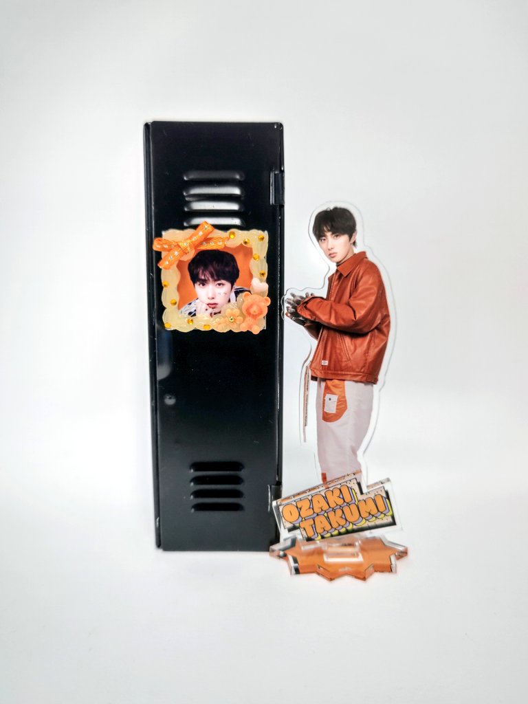 kirakiratoinu's tweet image. ずっと作りたかったもの
推しデコミニロッカー完成した😆🧡✨

#尾崎匠海 #INI
#INIハンドメイド