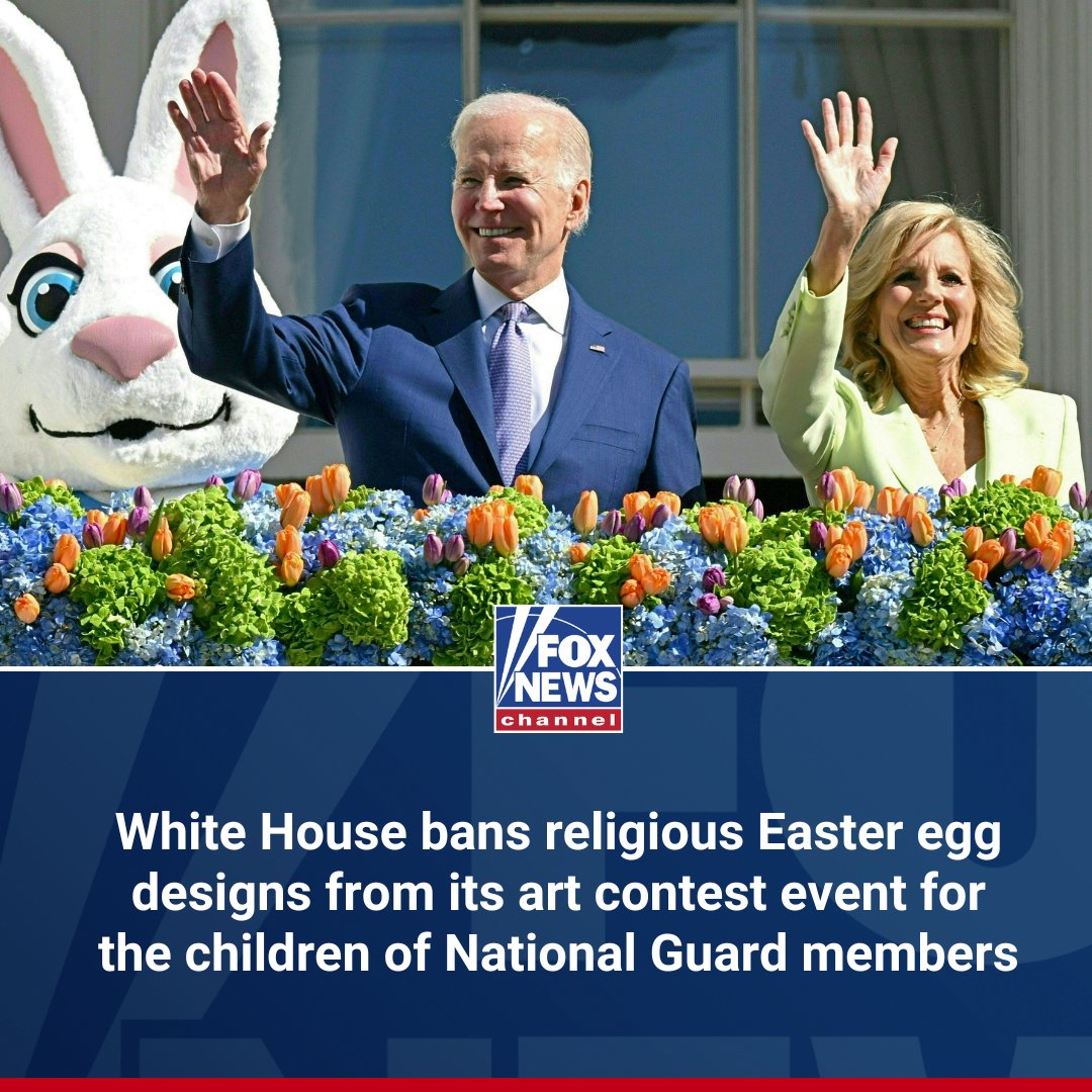 BAD EGG: The White House is laying down new rules for the religious holiday tradition — no 'religious symbols' or 'overtly religious themes.' trib.al/4KWDRml