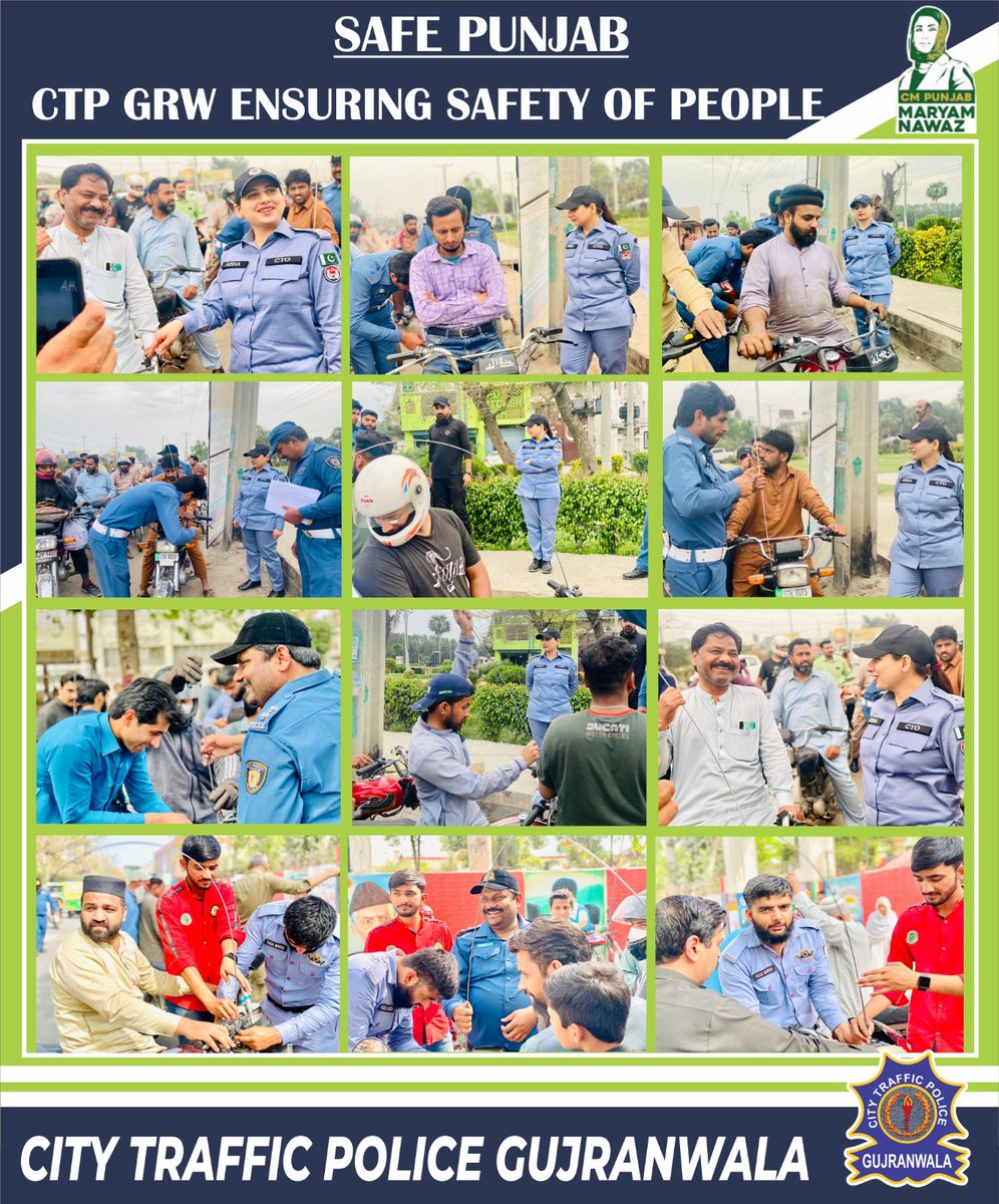 CtoGujranwala's tweet photo. محفوظ پنجاب۔۔
سی ٹی او گوجرانوالہ عائشہ بٹ کی ھدایت پر شہریوں کی حفاظت کو یقینی بناتے ھوئے موٹر سائیکل پر حفاظتی تاریں نصب کرنے کی مہم زور وشور سے جاری ھے۔
#RPOGujranwala #CPOGujranwala #dcgrw #GovtofPunjabPK #roadsafety #PunjabPoliceOfficialPakistan #SafetyWires #saveslives https://t.co/Se320MdEGE