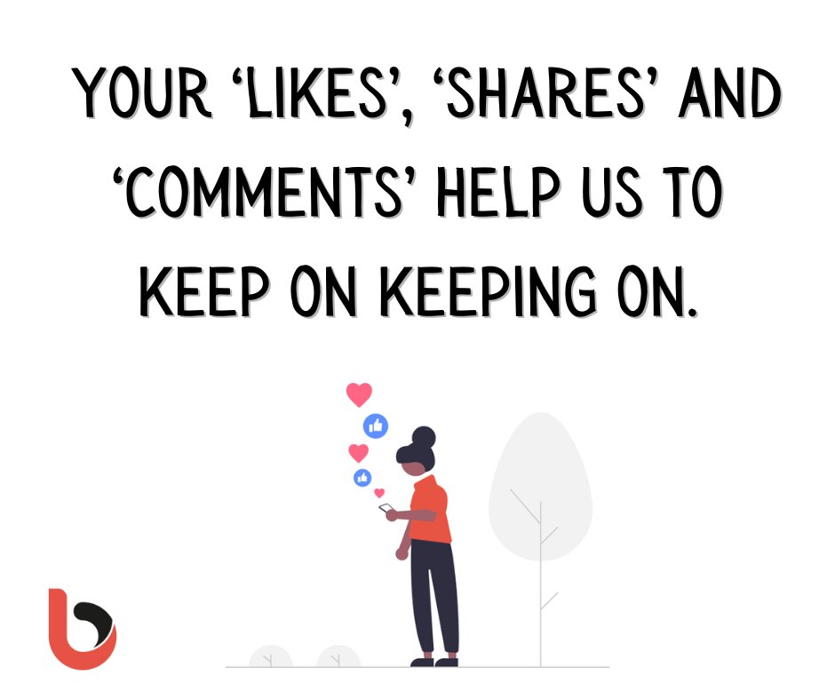 Did you know liking, sharing and commenting on our posts helps us keep on keeping on. More people see, read, listen to the podcast, feel a little less alone, book on training or share with colleagues. Each engagement helps. We also love to hear from you!