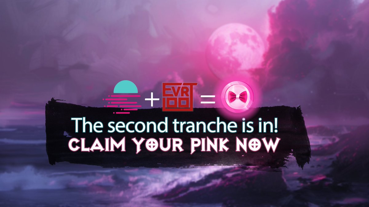 Good News people of Polkadot! 🦀 The $PINK from <a href="/MoonbeamNetwork/">Moonbeam Network</a>  you earned crab fishing just arrived!

We are distributing all of it on the 1st of April!

Go to game.evrloot.io/pink now and register. In the mood to give something back? Read on 👇