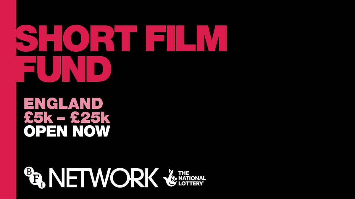 Reminder: the @bfinetwork Short Film Fund is now open for entries! Teams with directors in England can apply for £5,000-£25,000 to produce original fiction shorts in live-action, animation, or VR/Immersive, up to 15 min long ⏰ Deadline: Thu 9 May buff.ly/43cOAOu