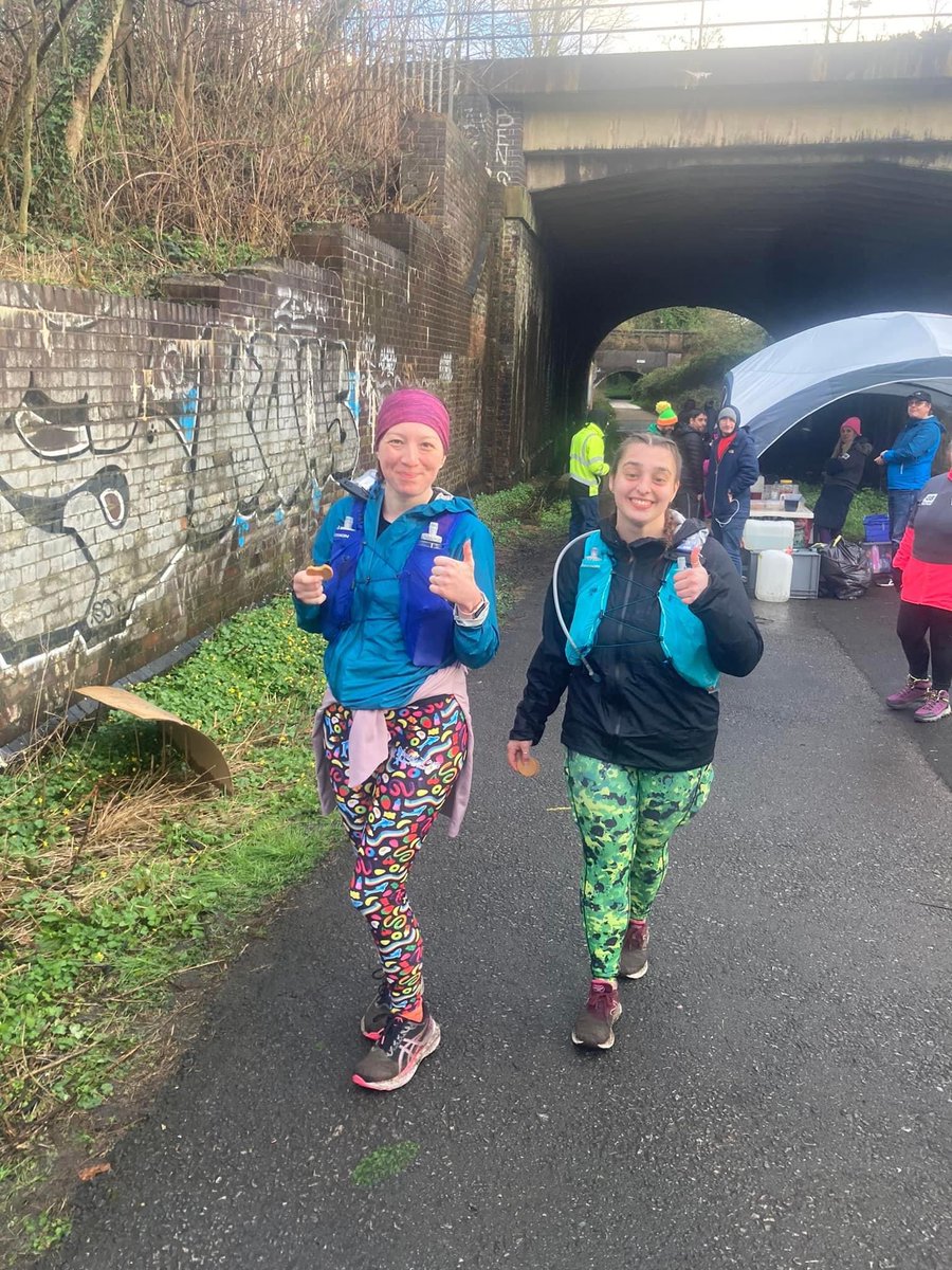 holrunning's tweet image. We did it!!! Felt like everything was against us: grouchy ankles, knees and hips, insane blisters, mud and puddle hopping/slipping, and enduring every weather you can think of. But we did it and I’m so proud of myself and my running bestie!!
50 mile ultra ✅ ✅ ✅
