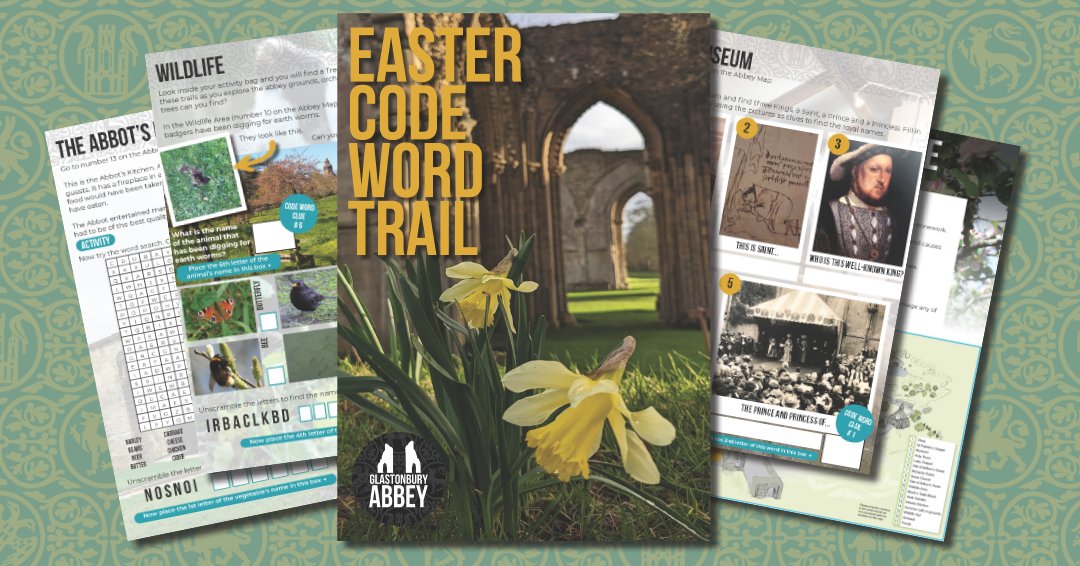 Get exploring with our Easter Code Word Trail! 

Trail packs cost £3.50 and include puzzles, games and activities for you and your family to complete. Pick yours up at the Ticket Office - and don't forget to return your completed trail to claim a tasty prize!

#EasterTrail