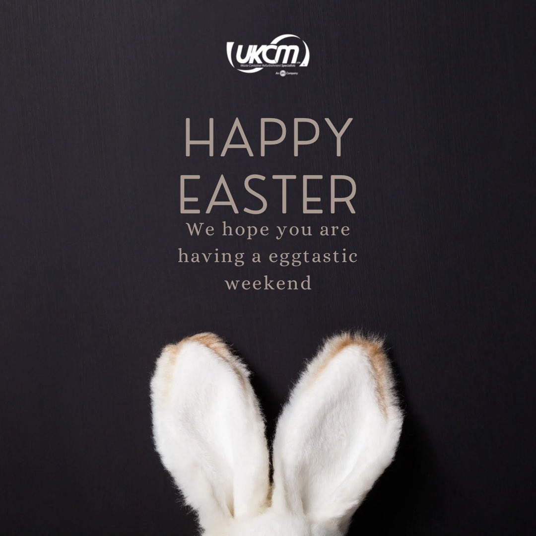 Happy Easter 🐣🐇 #ukcm #happyeaster #iegroup #easterbunny #easterweekend #refurbishment #bins #containers