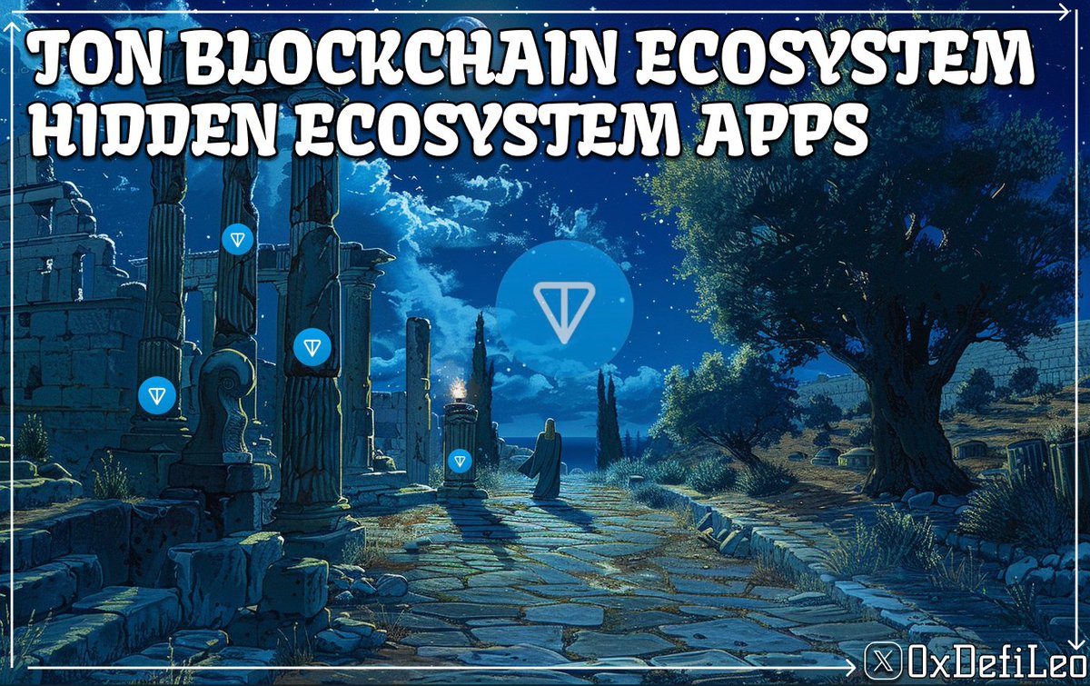 The biggest ecosystem of the year is TON.

Ton's TVL has surged by over 500% since the beginning of the year.

I've uncovered the top Ton ecosystem and the leading apps built on Ton: 🧵👇