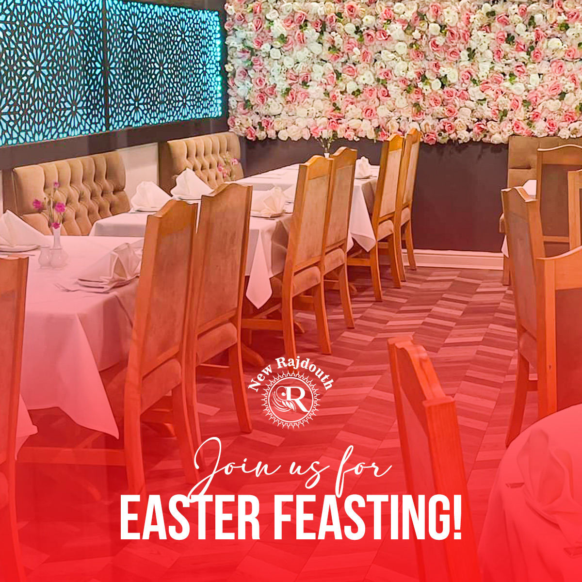 Easter weekend calls for a feast; we're ready to make it legendary! 🐰 - ☎️ 01908 506600 🌐 raj-douth.co.uk 📌 8 White Horse Drive, Emerson Valley, Milton Keynes MK4 2AS - - - #easter #eastercelebration #eastersunday #NewRajdouth #banquet #buffetmenu #indianfood #ordernow