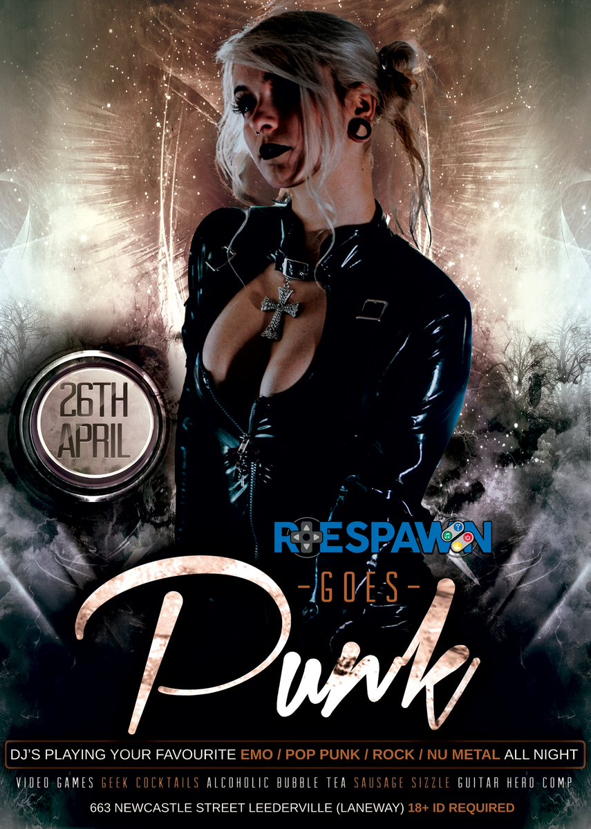 For one night only our DJ's will be playing nothing but emo, pop punk, rock anthems nu metal and punk covers all night long 🤘🤘🤘

🎸 GUITAR HERO COMPETITION
🌭 RESPAWN SAUSAGE SIZZLE

🎟 Get your ticket 🎟 Link in bio!