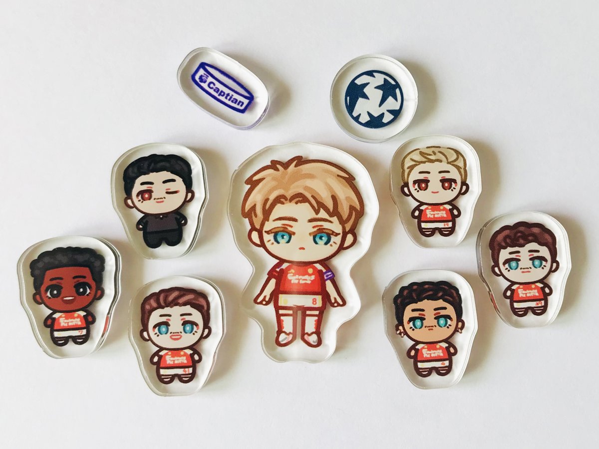 bleu_0715's tweet photo. ⟢ Gunners Of AFC! Acrylic Box ⟣

之前心心念念很久的拼裝盒玩終於到貨了>< 一套$600，內容物有下圖所有東西，只有極少量，臺灣地區可以賣貨便直購，賣場連結下收，海外目前尋找代理中，可能貴些QQ https://t.co/7YUvhGvaGQ