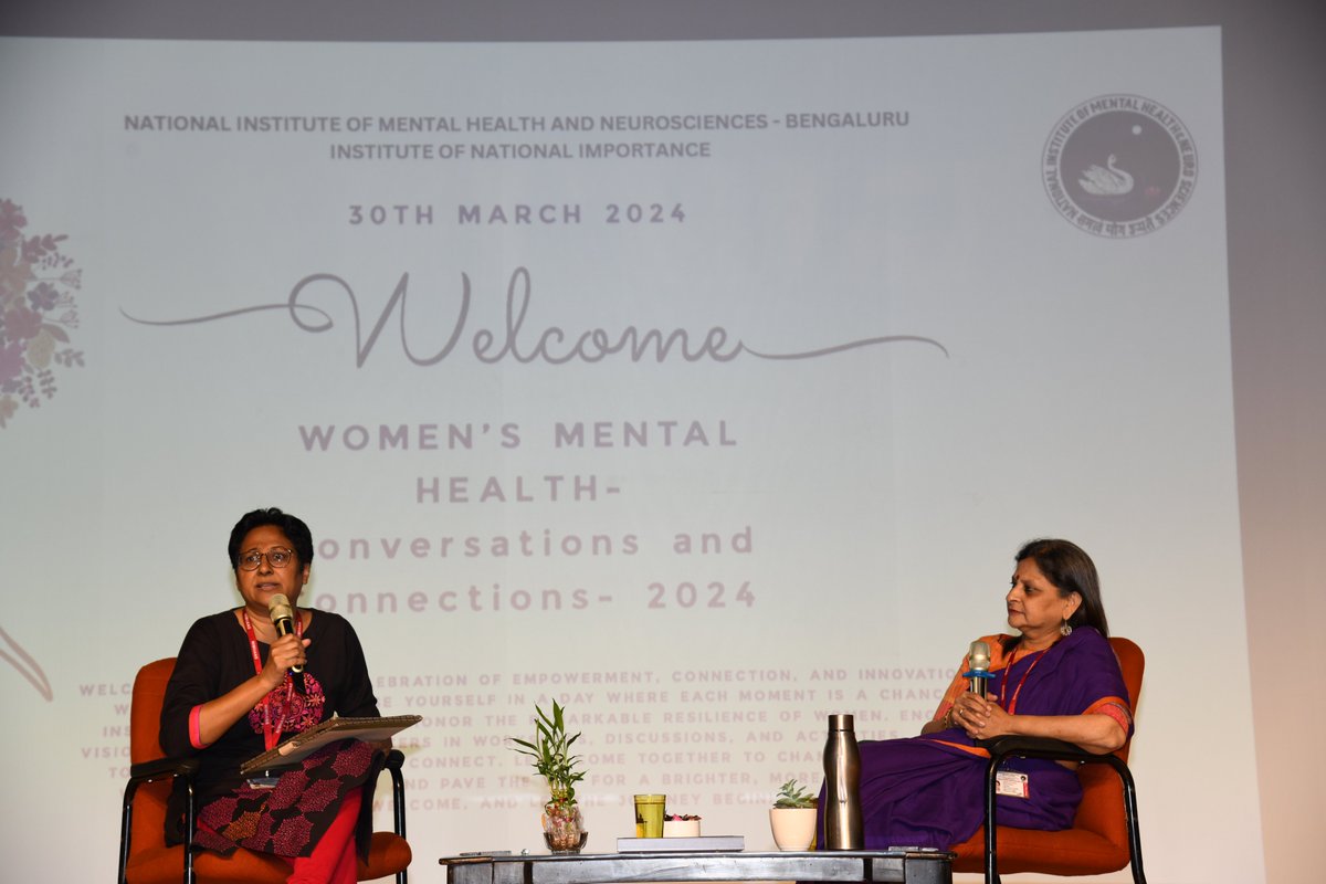 Empowering women's mental health! Today, in honor of International Women's Day, the Department of Psychiatry at NIMHANS organized a special one-day program focused on mental health for women. Let's continue to prioritize mental wellness for all. 

#InternationalWomensDay