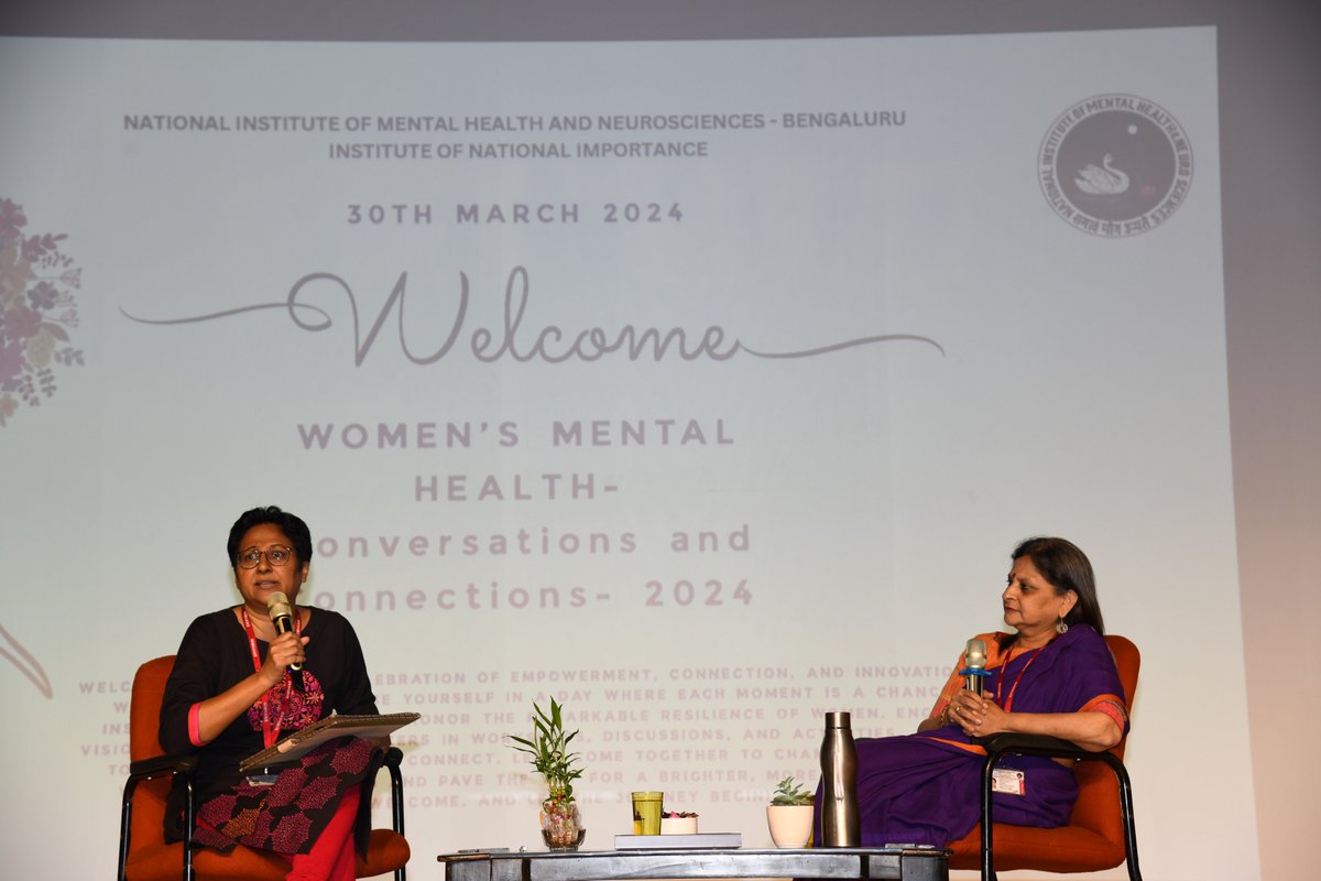 Empowering women's mental health! Today, in honor of International Women's Day, the Department of Psychiatry at NIMHANS organized a special one-day program focused on mental health for women. Let's continue to prioritize mental wellness for all. #InternationalWomensDay