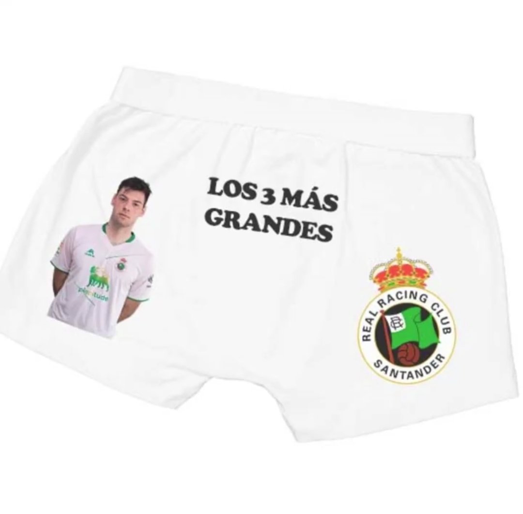 Si el Racing gana hoy con gol de Roko Baturina sortearé estos calzoncillos entre todos los que hagan RT y me sigan.