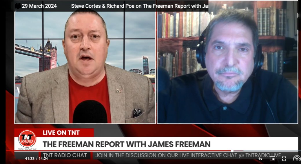 Soros connections to the British Establishment, engineered social collapse in NYC, and more. See my interview with @james_freeman__, starting at the 40:40 mark. tntvideo.podbean.com/e/steve-cortes…