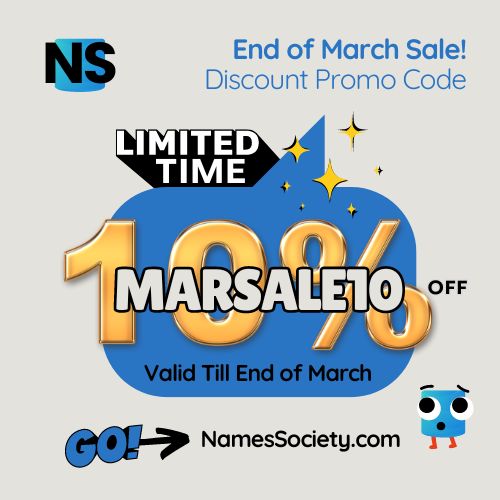 1 day left for march 2024 sale at NamesSociety.com

Coupon Code: MARSALE10 

.

#NamesSociety #DomainSale #DomainNameSale #DomainName #Branding #BusinessName #BrandName #CouponCode #DiscountCode #PromoCode #Code #LimitedTime #coupon #Coupons #Discount #Offer #DN #Domainer