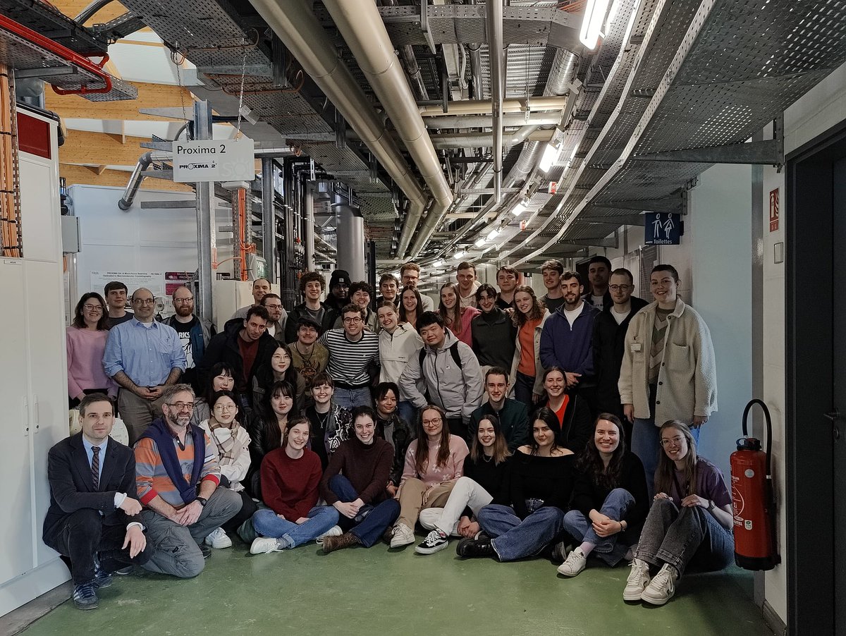 Early this week, PROXIMA 2A hosted MX practicals and workshops for Masters students from the University of Ghent. This year they broke the record with a total of 42 participants! Special thanks to Savvas Savvides, and the staff at SOLEIL'S Users Office, canteen, GH and PR group!
