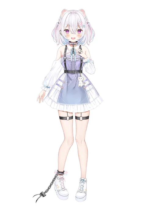 【お知らせ&ご紹介】飴城よよさん( )のお姿担当しました!オコジョ×人間の女の子ケモ耳とふわふわした髪の毛がめちゃめちゃキュートですデビューをお楽しみに 