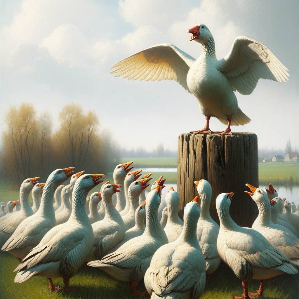 "Lead! Win! Perform! Andere mögen fliegen, wir legen wie gewohnt Gewicht zu! Das ist unsere Antwort auf Change."
