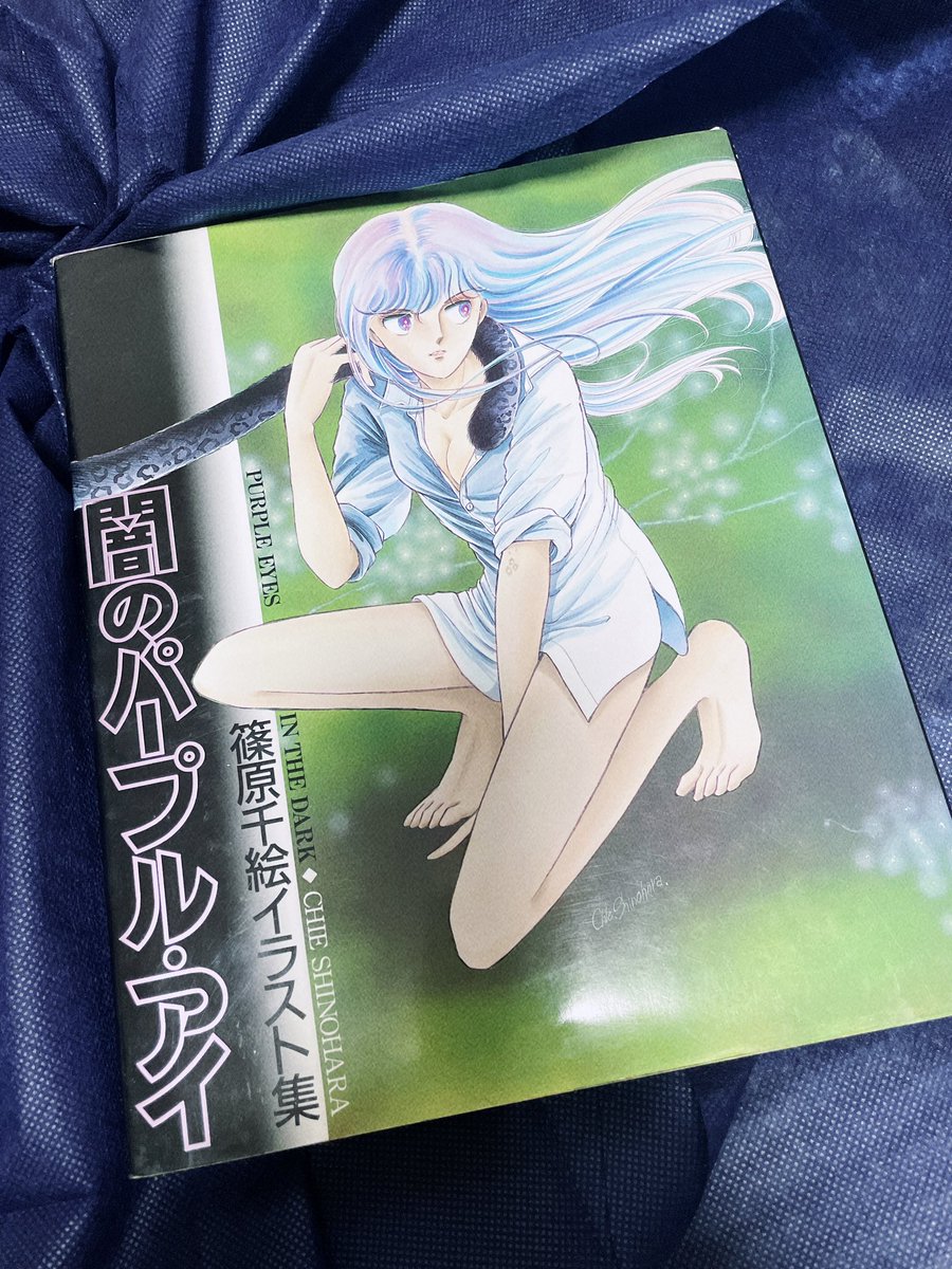 闇のパープル・アイ 直筆サイン入り 複製原画 篠原千絵 尾崎倫子 闇の