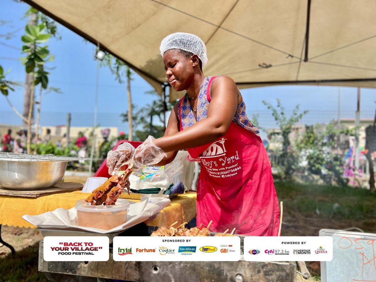 From the spice bowls, to the sizzling grills, to your mouth… This could be the meaty sequence of events for you, if you make your way to the #BackToYourVillage Food Festival at the forecourt of the AMA right now!