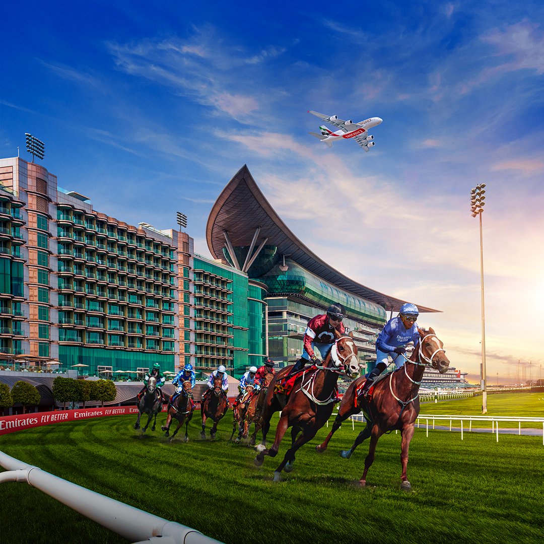 Get ready for champions to take flight at Dubai's famous Meydan Racecourse this weekend, as @RacingDubai presents the 2024 Dubai World Cup. 🏆🐎