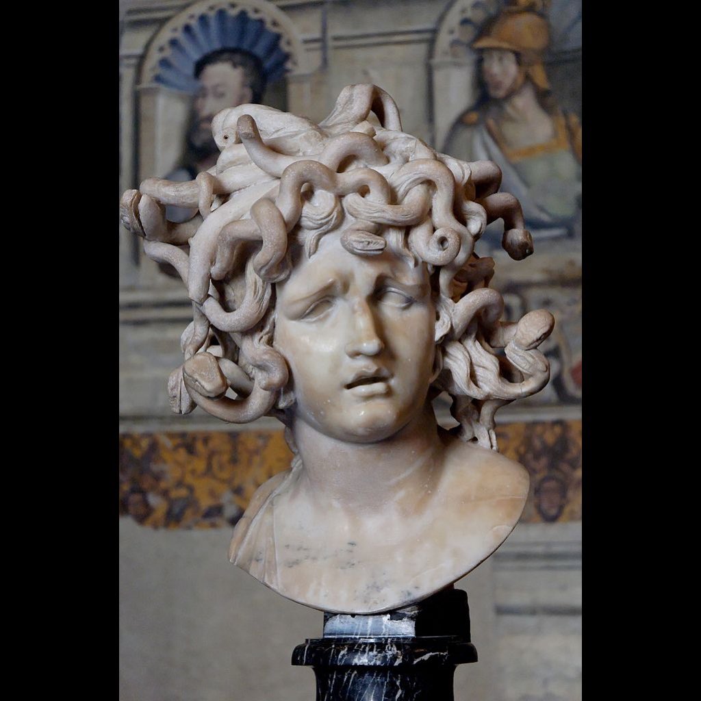 #SculptureSaturday: Head of #Medusa #Marble, 1630
by Gian Lorenzo #Bernini (1598–1680) & students

#sculpture #art #artist #AppreciationOfArtistry #apoaartistic #apoapromotions #arthistory #apoa #apoapromotionsandartisticcollections #AOA #capitoline #italy #seetheworld #artmuseum