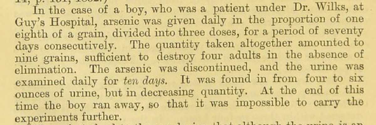 Is it just me, or does this experiment (quoted in 'On poisons, in relation to medical jurisprudence and medicine' by Alfred Swaine Taylor) raise one or two ethical questions? @hemlockgreen