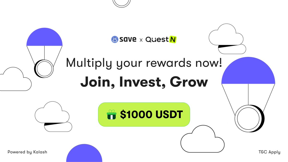 We are live with Kalash's <a href="/QuestN_com/">QuestN</a> campaign!

Join our Quest for a chance to win a part of the $1000 USDT prize pool and earn loyalty points.

Ends on 15th April 2024
app.questn.com/quest/88795209…