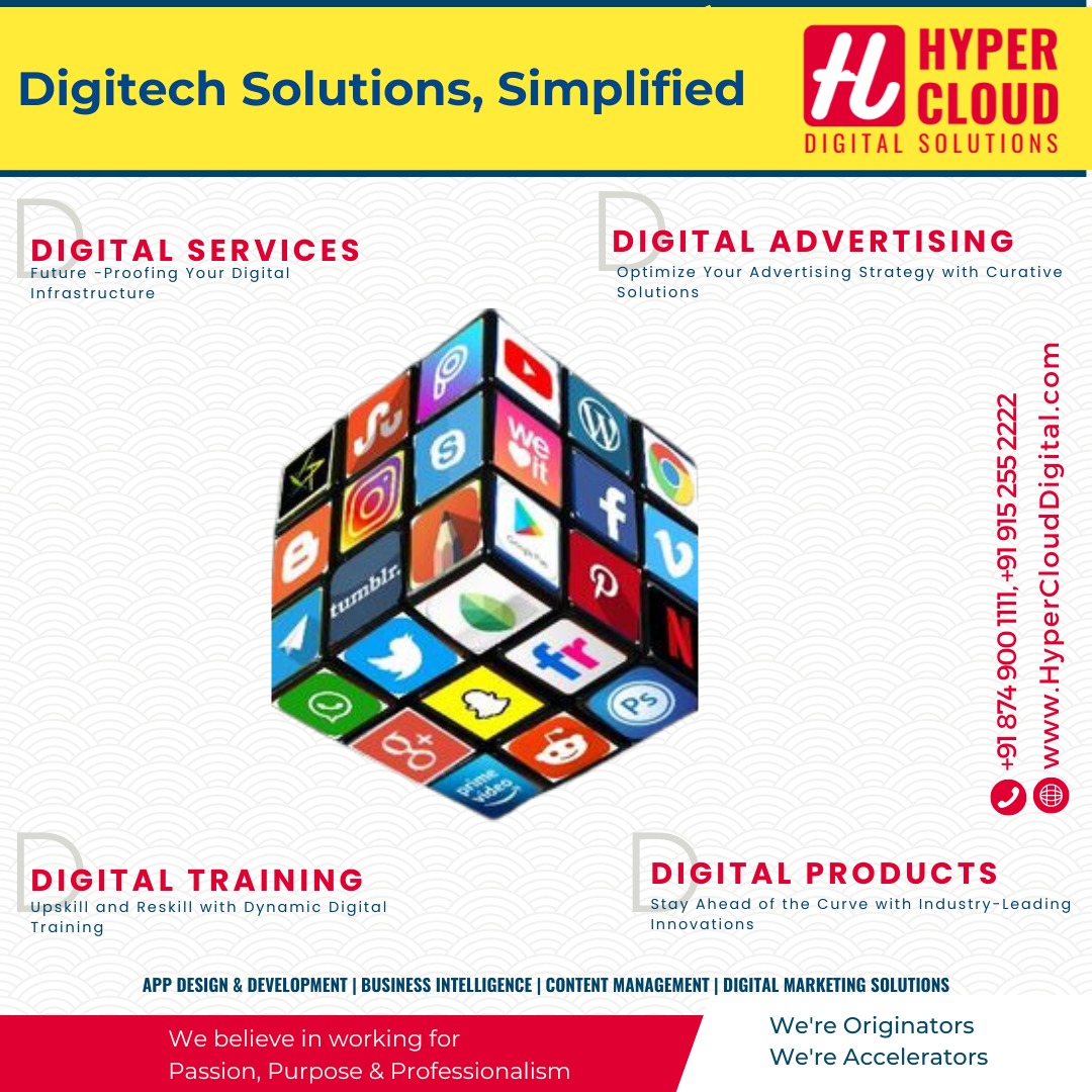 HyperCloud_DS's tweet image. hyperclouddigital.com
hyperclouddigitalsolutions.com/careers

Transforming Ideas into Digital Reality

#AdvertiseImpact #ProductSolutions #DigitalPotential #HyperCloudDigital
#HyperCloudDigitalSolutions