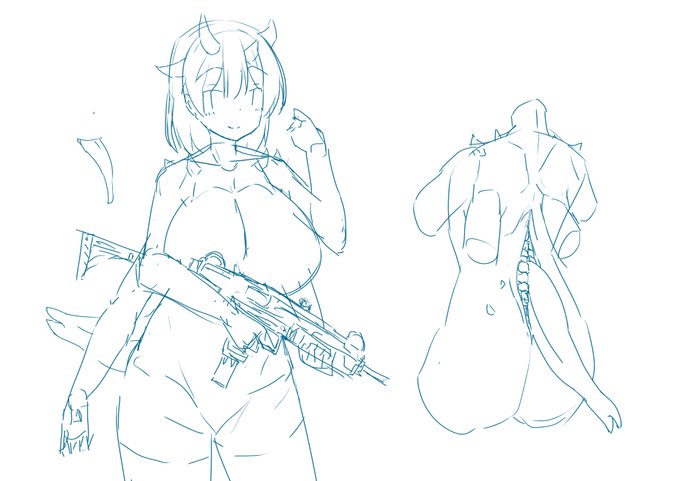 異形の怪物に魅力を見出すのが創作の醍醐味だと思う…
ということで、うちの謎の生命体ちゃんをよろしくお願いします… 