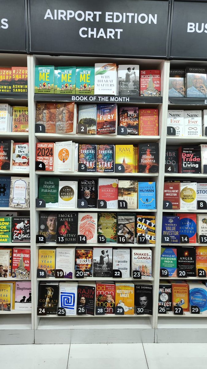 14 weeks since we released Ramjanmabhoomi - The Inspiration for Hindu Resurgence continues to top Bestseller charts. Currently ranked #6 at Delhi International Airport - Terminal 3. Go grab your copies if you are passing by :)