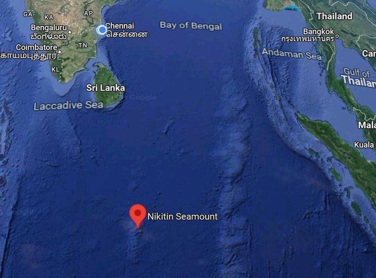 #India is seeking permission from the International Seabed Authority (ISBA) for the exploration of two big Cobalt-rich areas in the #IndianOcean including the Afanasy Nikitin Seamount where Chinese vessels have recently conducted reconnaissance.