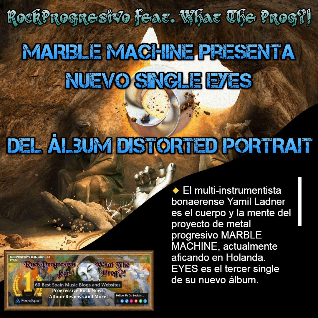 🔸 MARBLE MACHINE Presenta Nuevo Single EYES del Álbum DISTORTED PORTRAIT #whattheprog #progrock #progressiverock #prog #rockprogresivo #progressivemetal #rock #proggers #progressiverockcommunity #marblemachineband LINK -> musicarockprogresivo.wordpress.com/2024/03/30/mar…