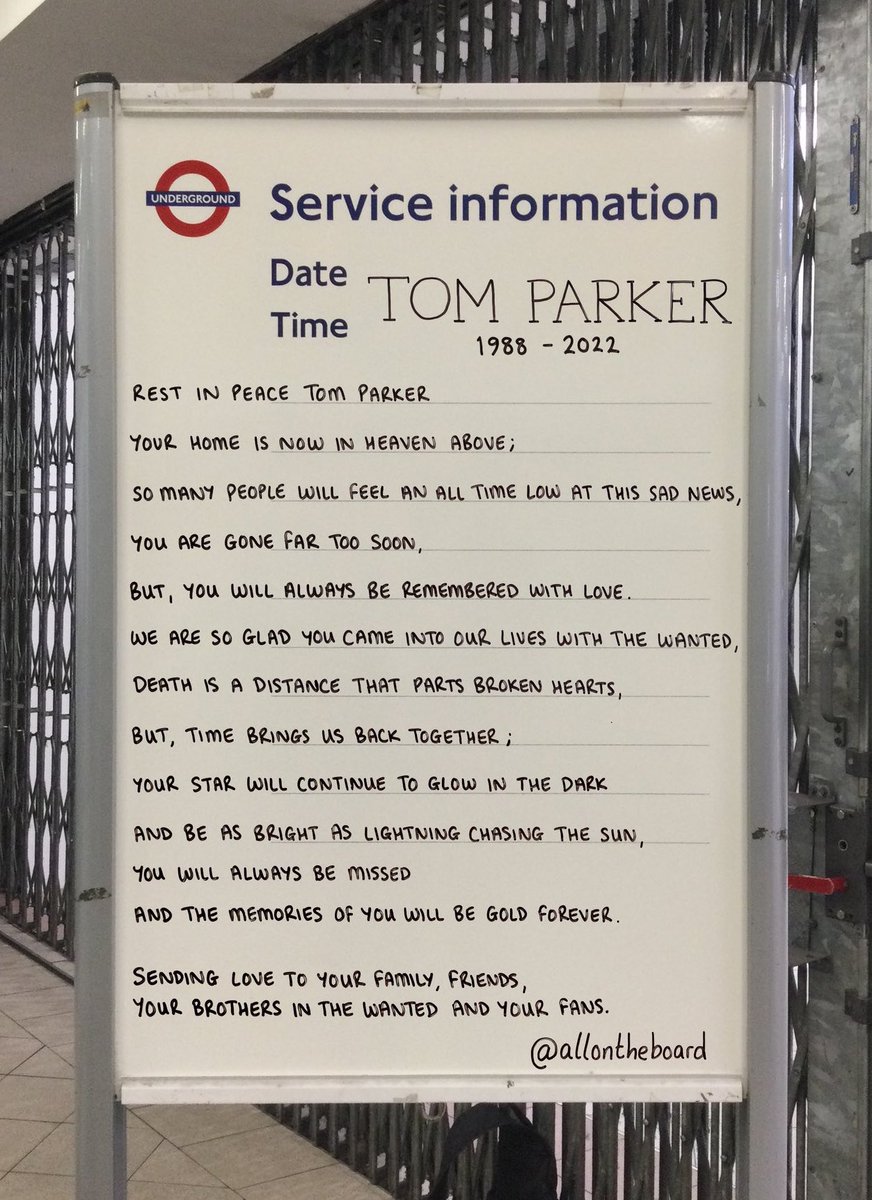 Tom Parker, you will be forever loved, always missed and never forgotten. Sending love to Kelsey, your children, your family, your friends, your brothers in The Wanted and your fans, on the 2nd anniversary of your passing. 

#TomParker #RememberTomParker