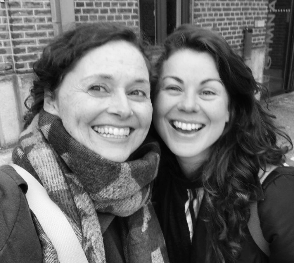 CHOREOGRAPHY CONNECTS.. a huge holiday smile from #AoifeMcAtamney & #MonicaGillette as they meet at @LeGymnaseCDCN in Roubaix! Made possible by an Arts Council IRIS award - find out more: coisceim.com/choreography-c…