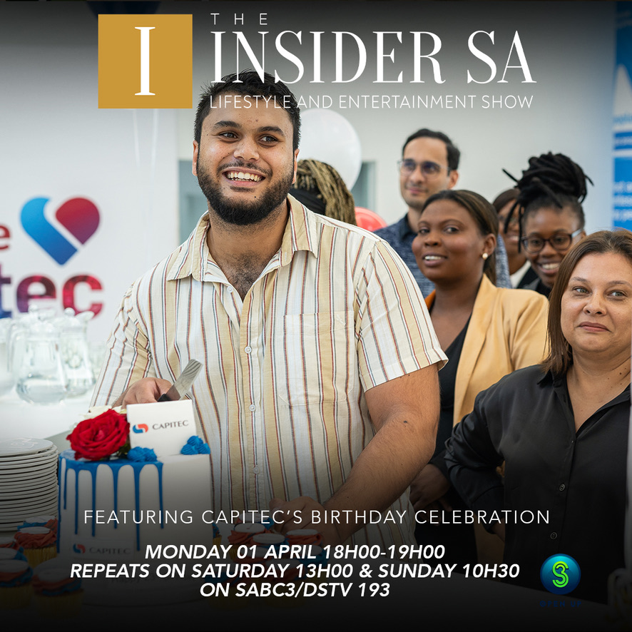 We’re celebrating @CapitecBankSA 23rd birthday ❤️ Tune into all of the fun on #TheInsiderSA at 1PM today or this Sunday at 10h30AM on @sabc3 🎂 #BetterNeverRests