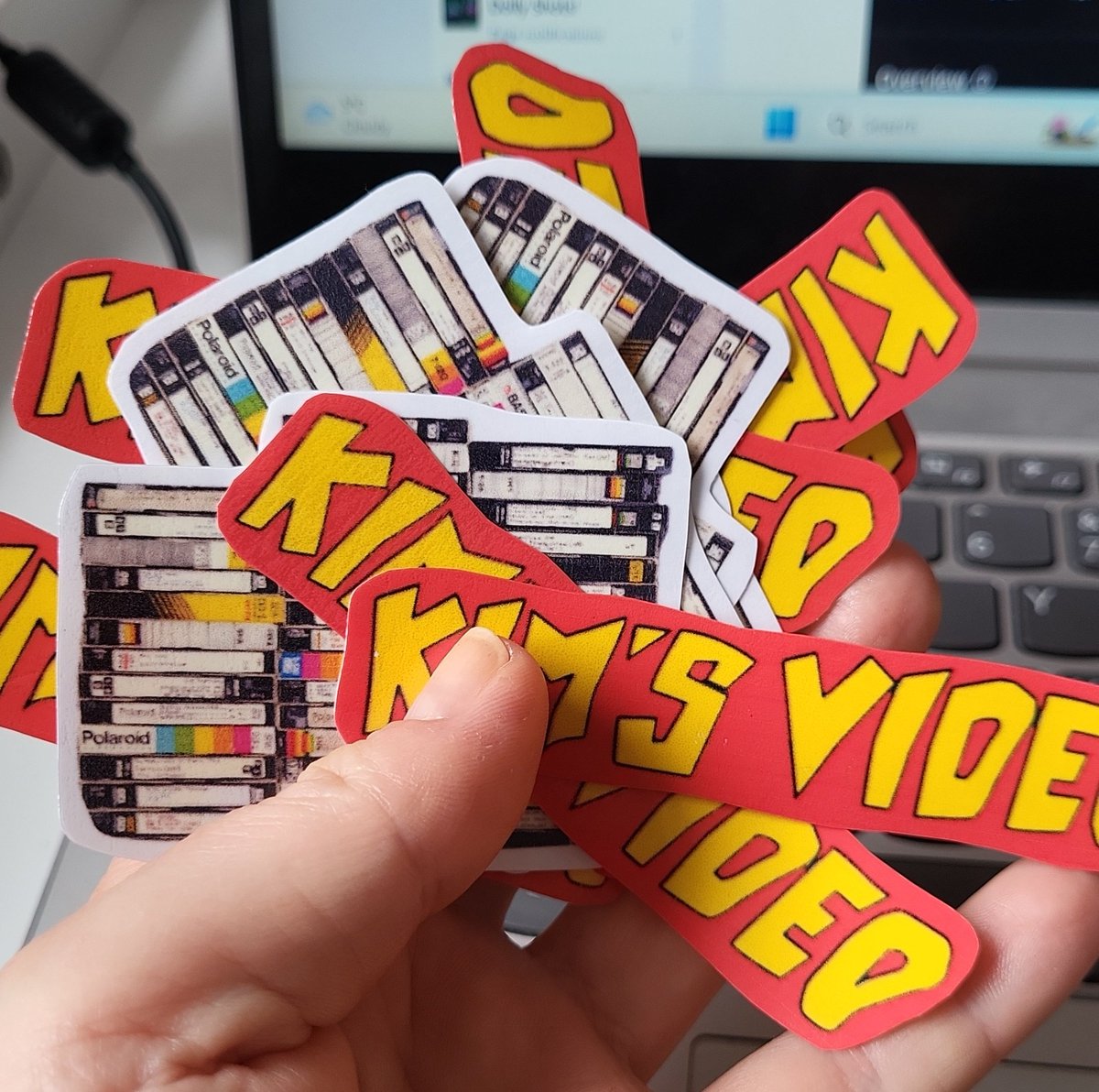 Don't forget to bring a DVD or video to swap in our mystery box during our screening of Kim's Video this evening! ⤵️ 6pm // @CameoCinema + director's Q&A Also... we have STICKERZ!!! 🙌 Bit.ly/kimsvideoatcam…