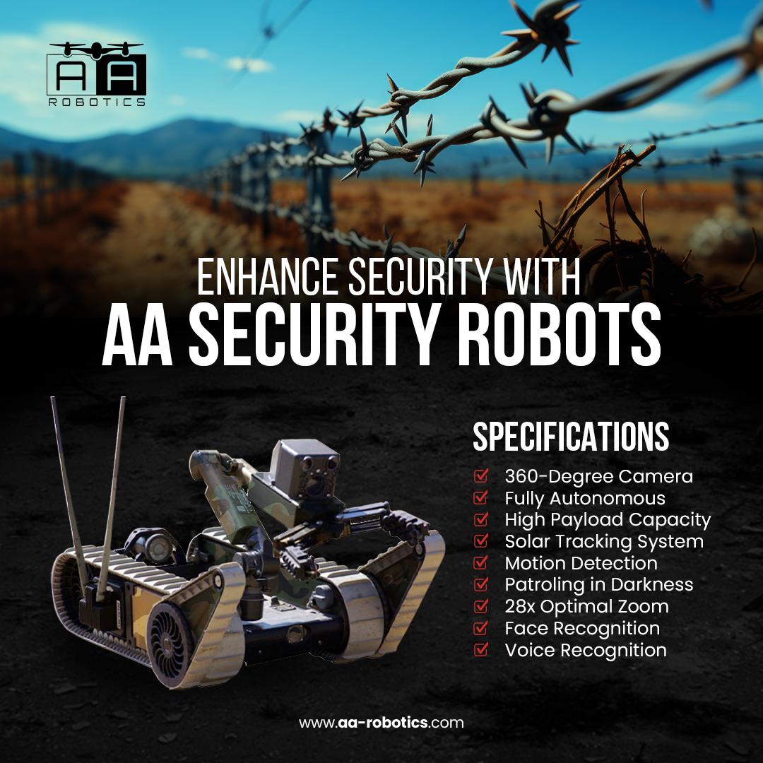Upgrade your security with AA Security Robots! 

#SecurityInnovation #SmartTech #FutureProtection #RoboticSecurity #SafeAndSecure  #SecureYourSpace #EnhancedSafety #ProtectWithTechnology #AAsecurityRobots #SecurityRevolution #IntelligentProtection #AASecurityrobot #AARobotics