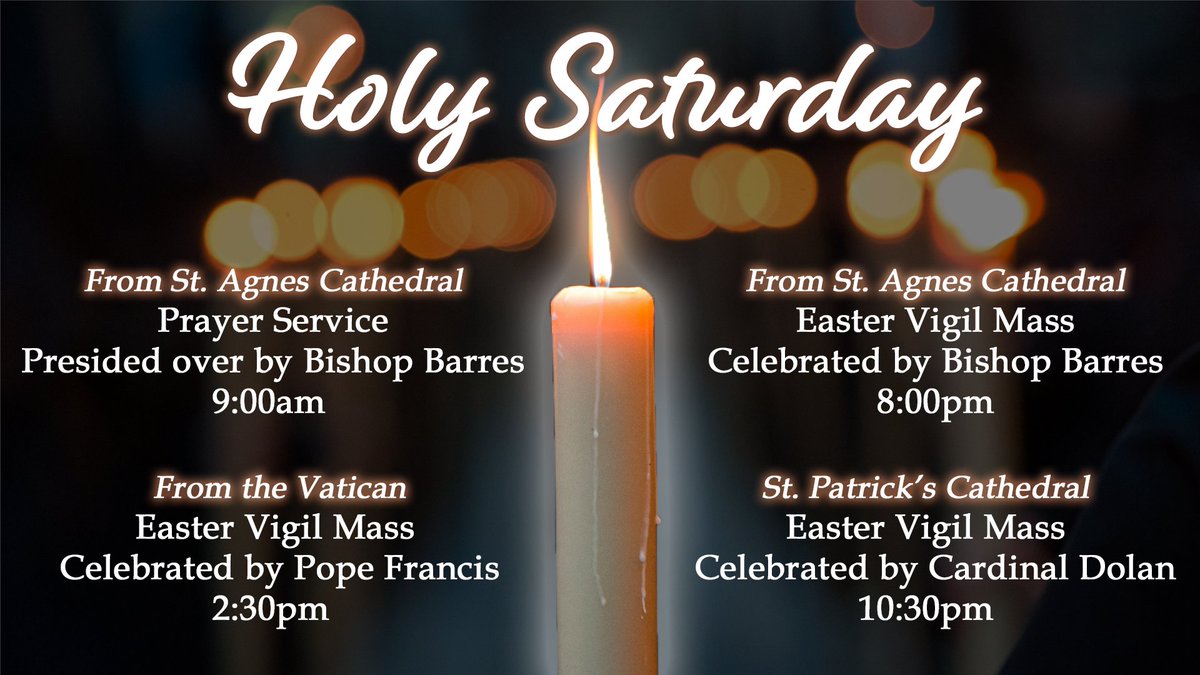 #HolySaturday #HolyWeek2024 #praytogether Full schedule at CFNtv.org