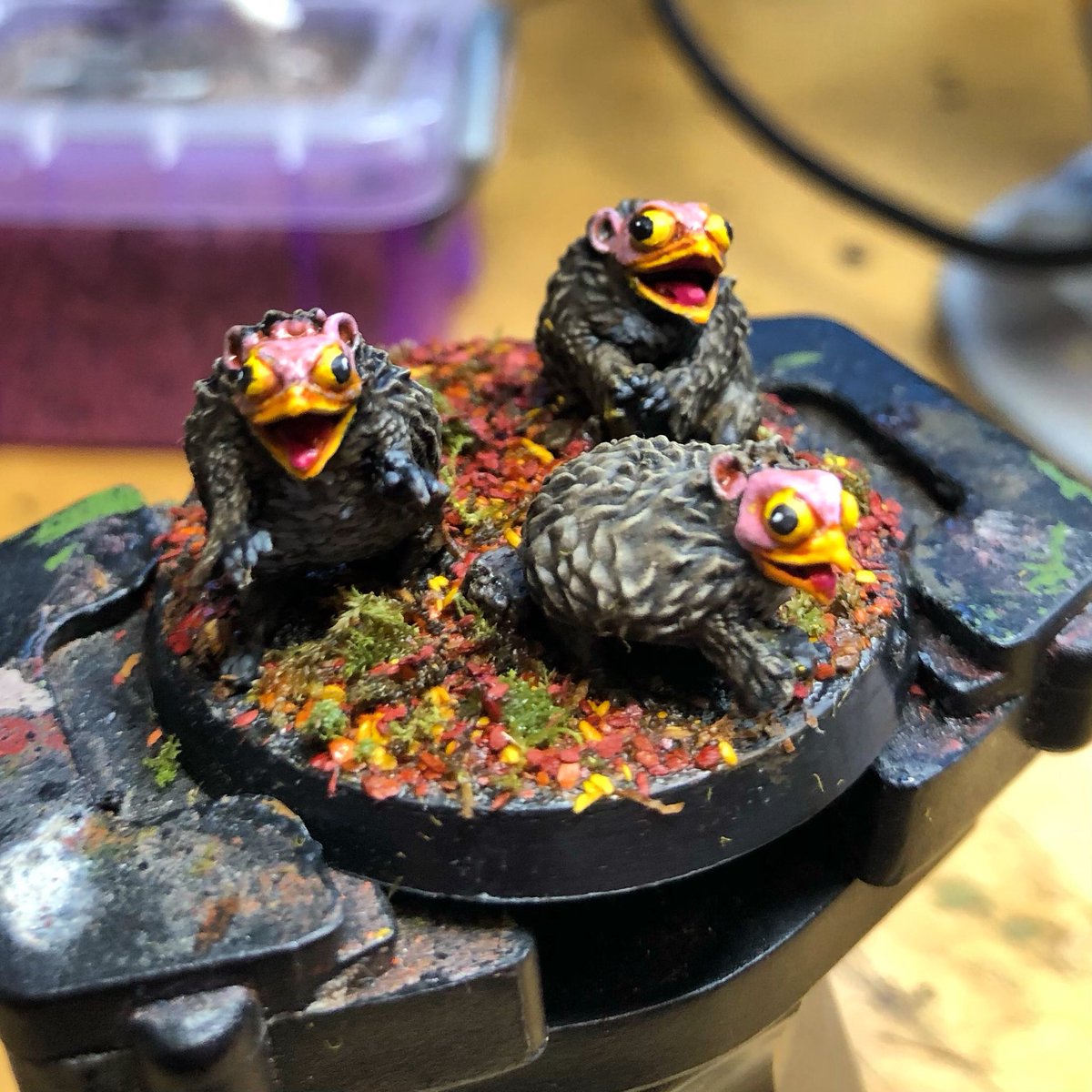 Three beautiful hogmouth owlbear cubs from <a href="/beldolorstudios/">Beldolor || Personal Account</a>