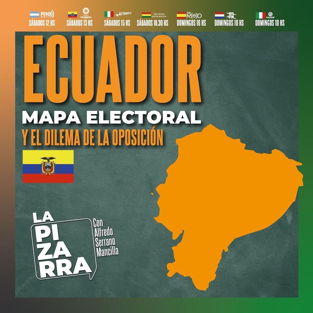 Hoy es sábado y ¿qué pasa los sábados? Hay PRO-GRA-MÓNNNN 🚀🚀🚀 Hoy tenemos: 🇨🇴🇦🇷🇲🇽 Conflicto diplomático entre Milei, Petro y AMLO 🇵🇸 Análisis del GNOCIDIO al pueblo palestino 🇪🇨 Elecciones ECUADOR: ¿qué, quiénes, cuándo, cómo? Y de yapita conocemos 🇨🇦 Canadá